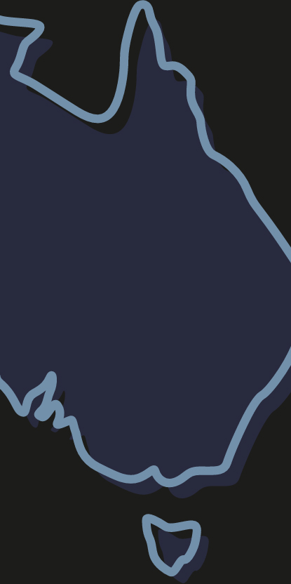 Mobile Australian Map Background